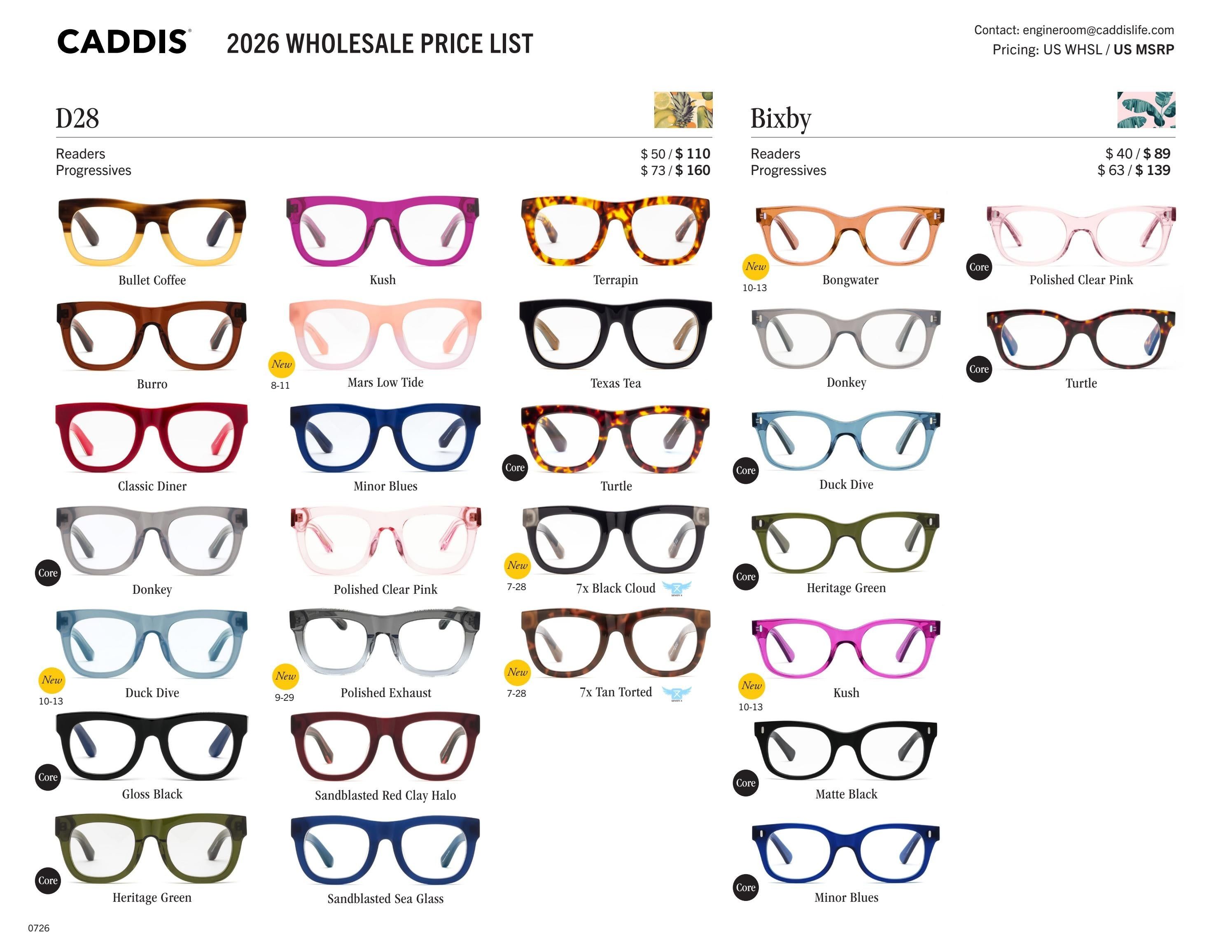 Caddis August Eyewear Catalog Weekly Ad January 1 - December 31, 2026