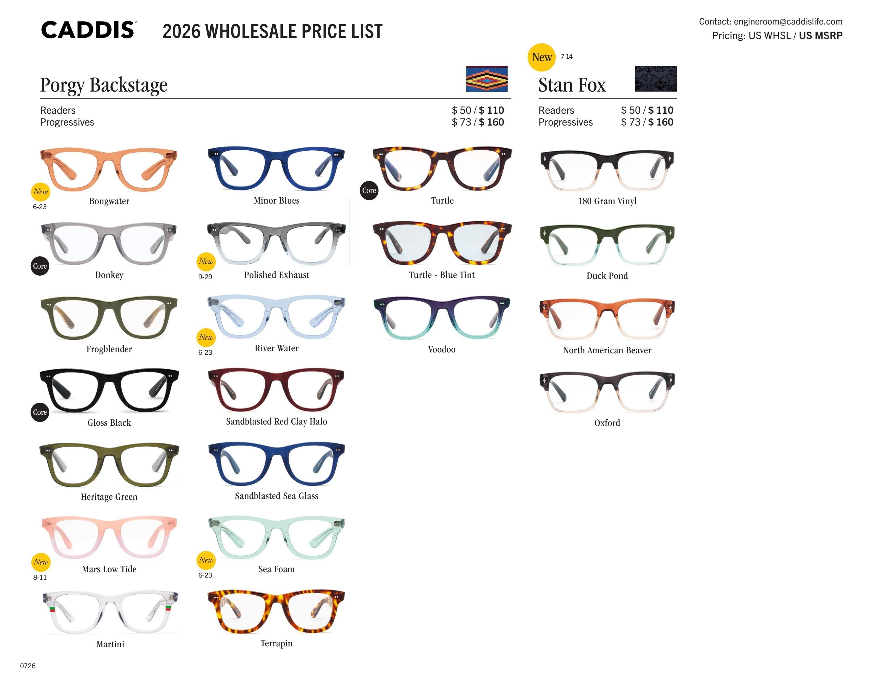 Caddis August Eyewear Catalog Weekly Ad January 1 - December 31, 2026
