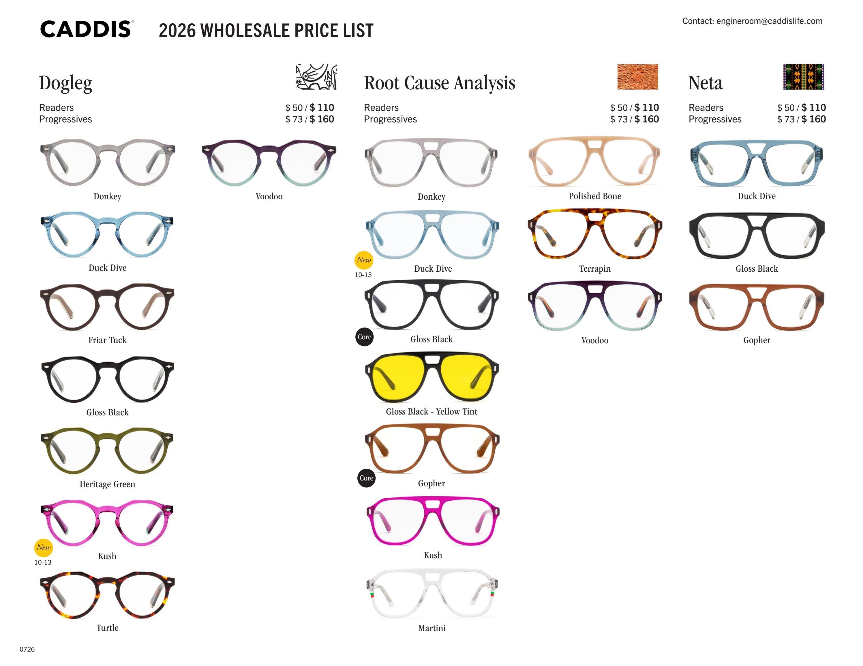 Caddis August Eyewear Catalog Weekly Ad January 1 - December 31, 2026