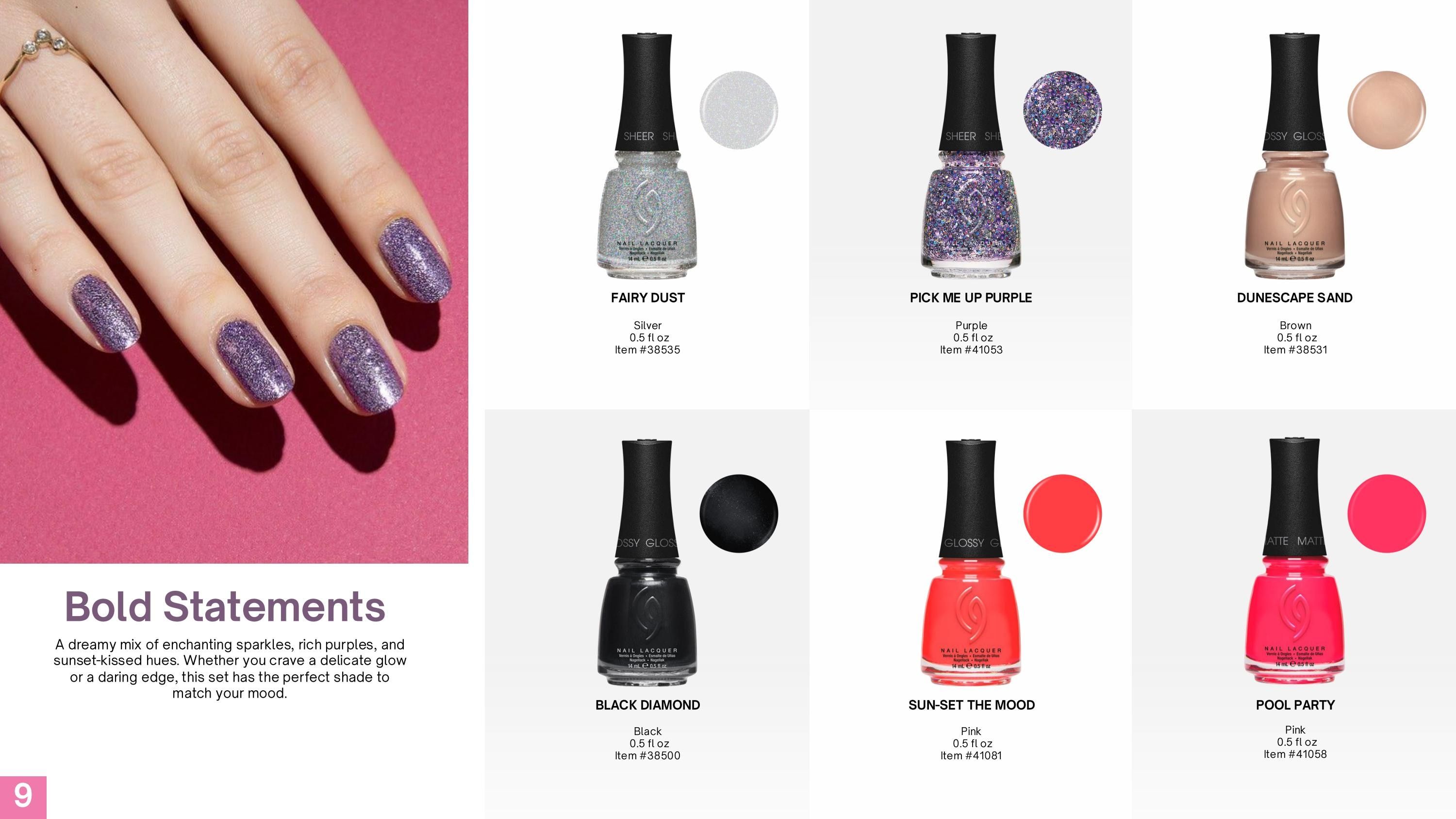 China Glaze Nail Color Catalog Weekly Ad January 1 - December 31, 2026