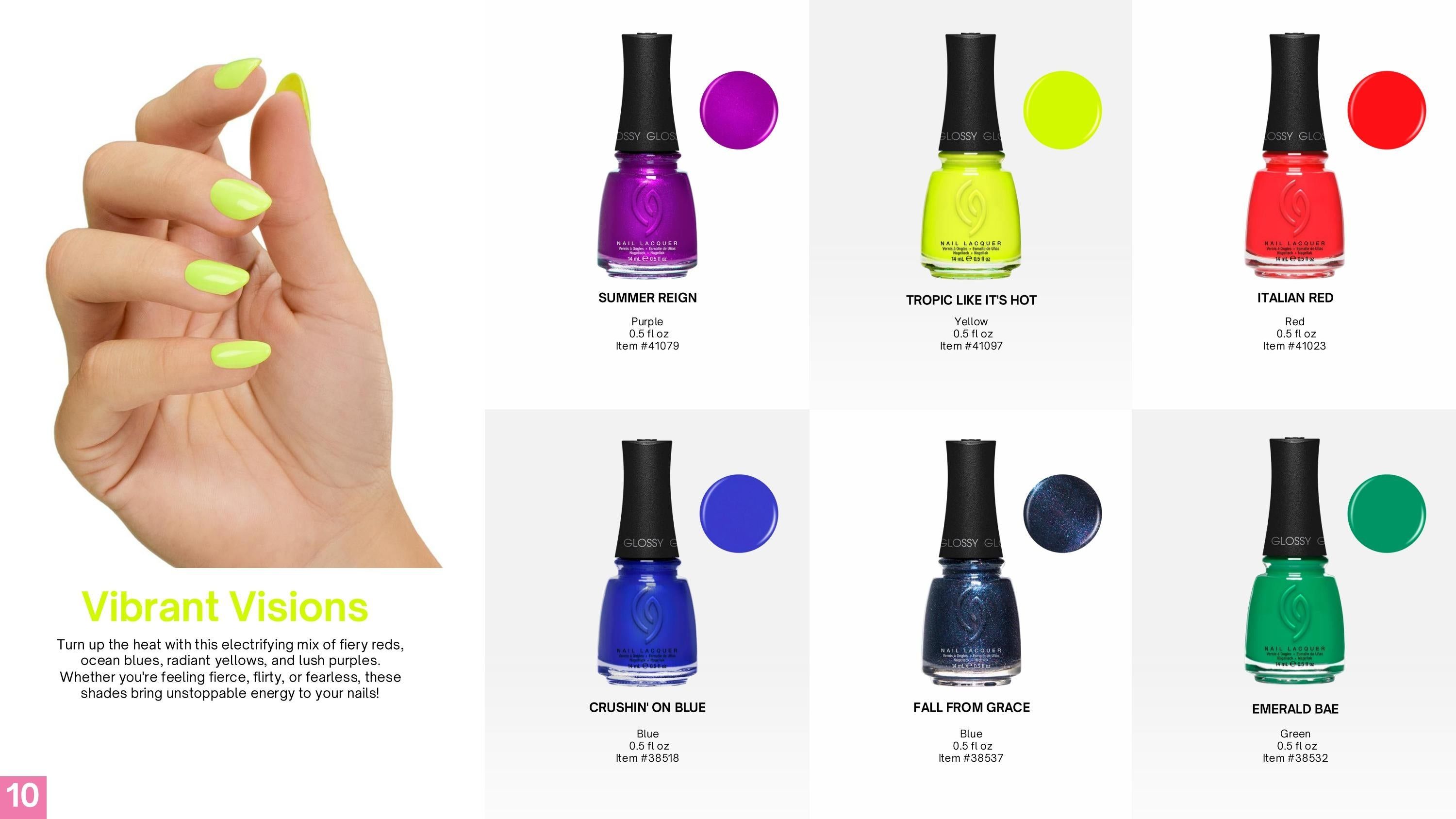 China Glaze Nail Color Catalog Weekly Ad January 1 - December 31, 2026