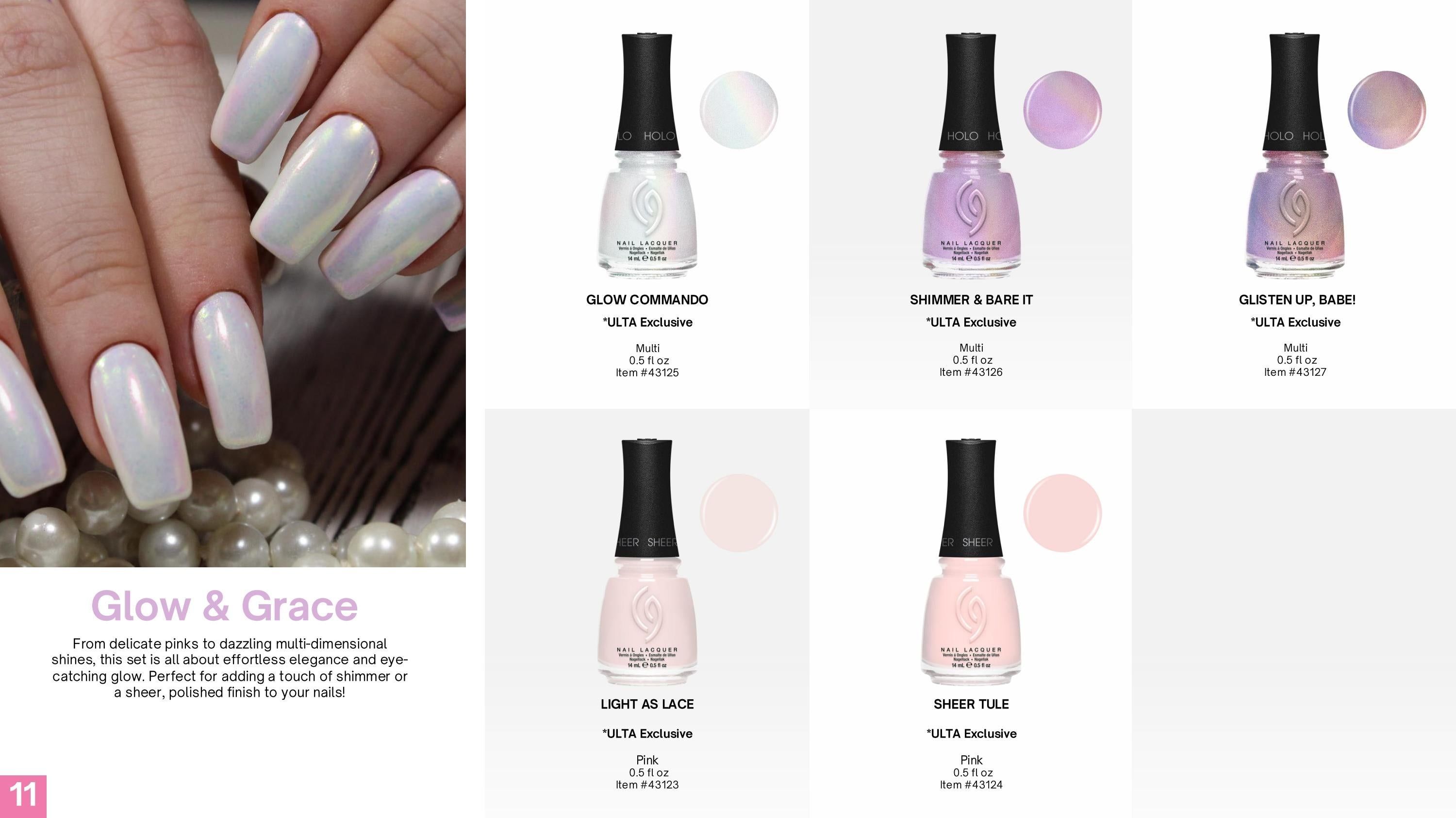 China Glaze Nail Color Catalog Weekly Ad January 1 - December 31, 2026