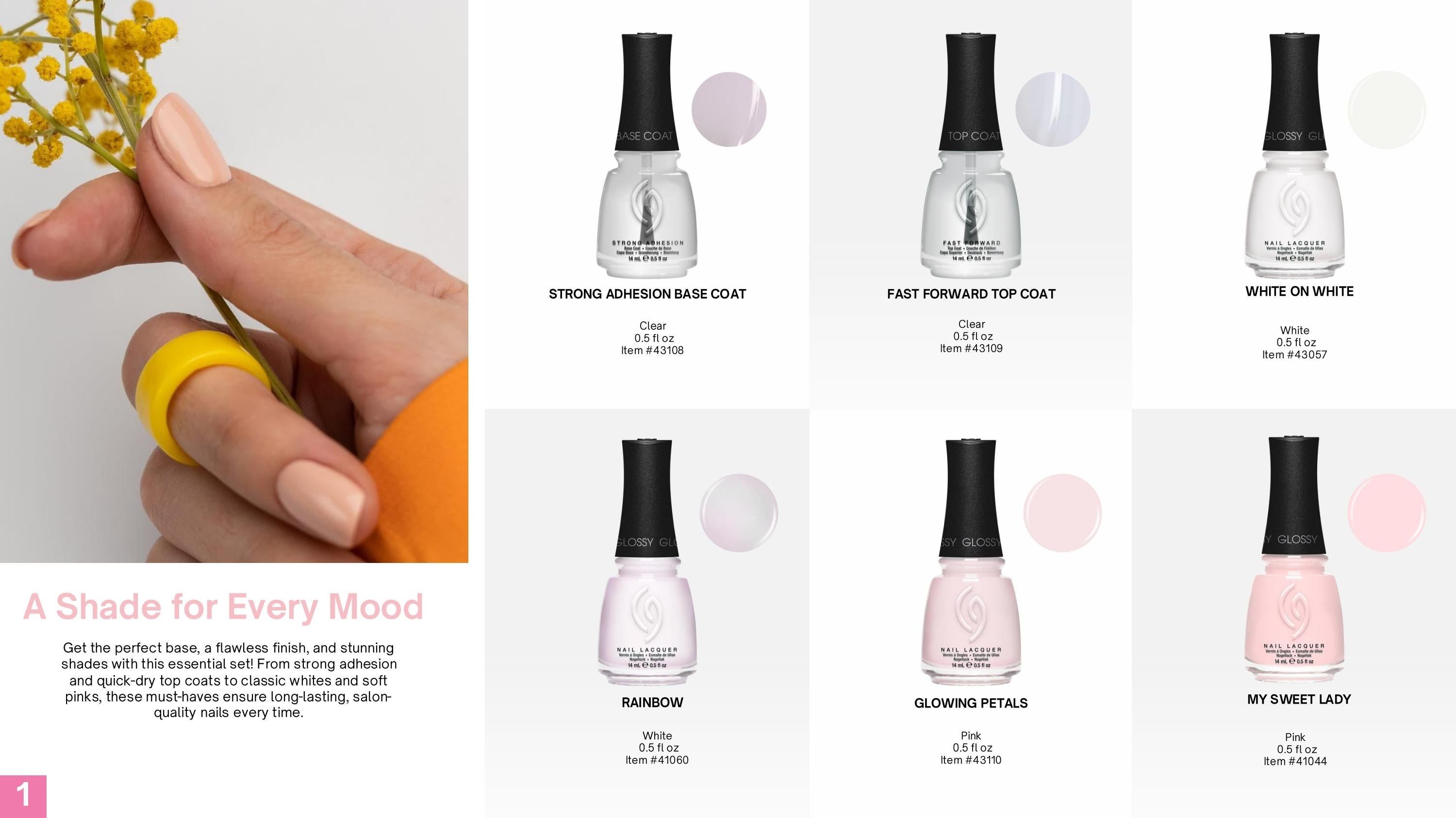 China Glaze Nail Color Catalog Weekly Ad January 1 - December 31, 2026
