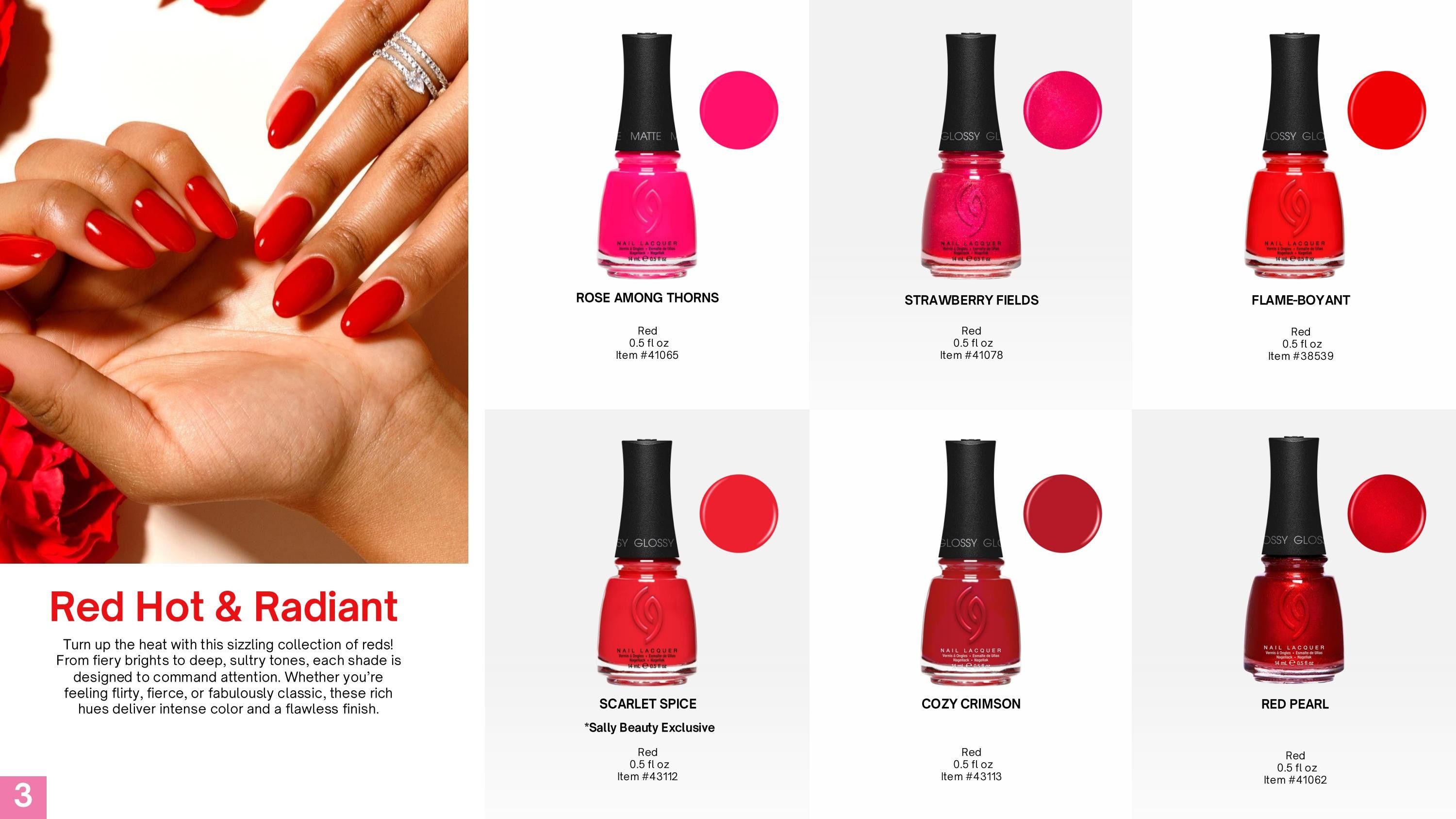 China Glaze Nail Color Catalog Weekly Ad January 1 - December 31, 2026