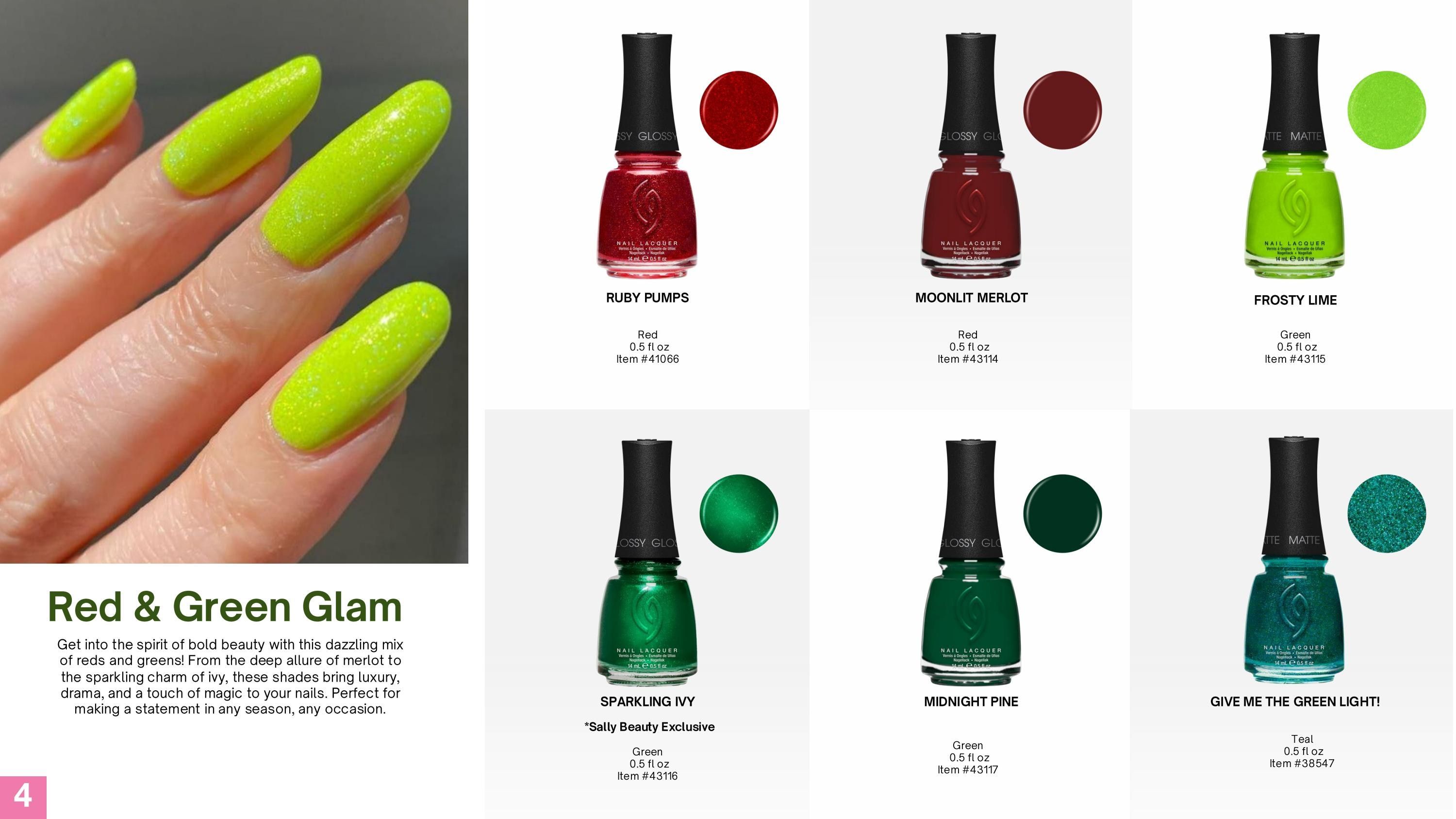 China Glaze Nail Color Catalog Weekly Ad January 1 - December 31, 2026