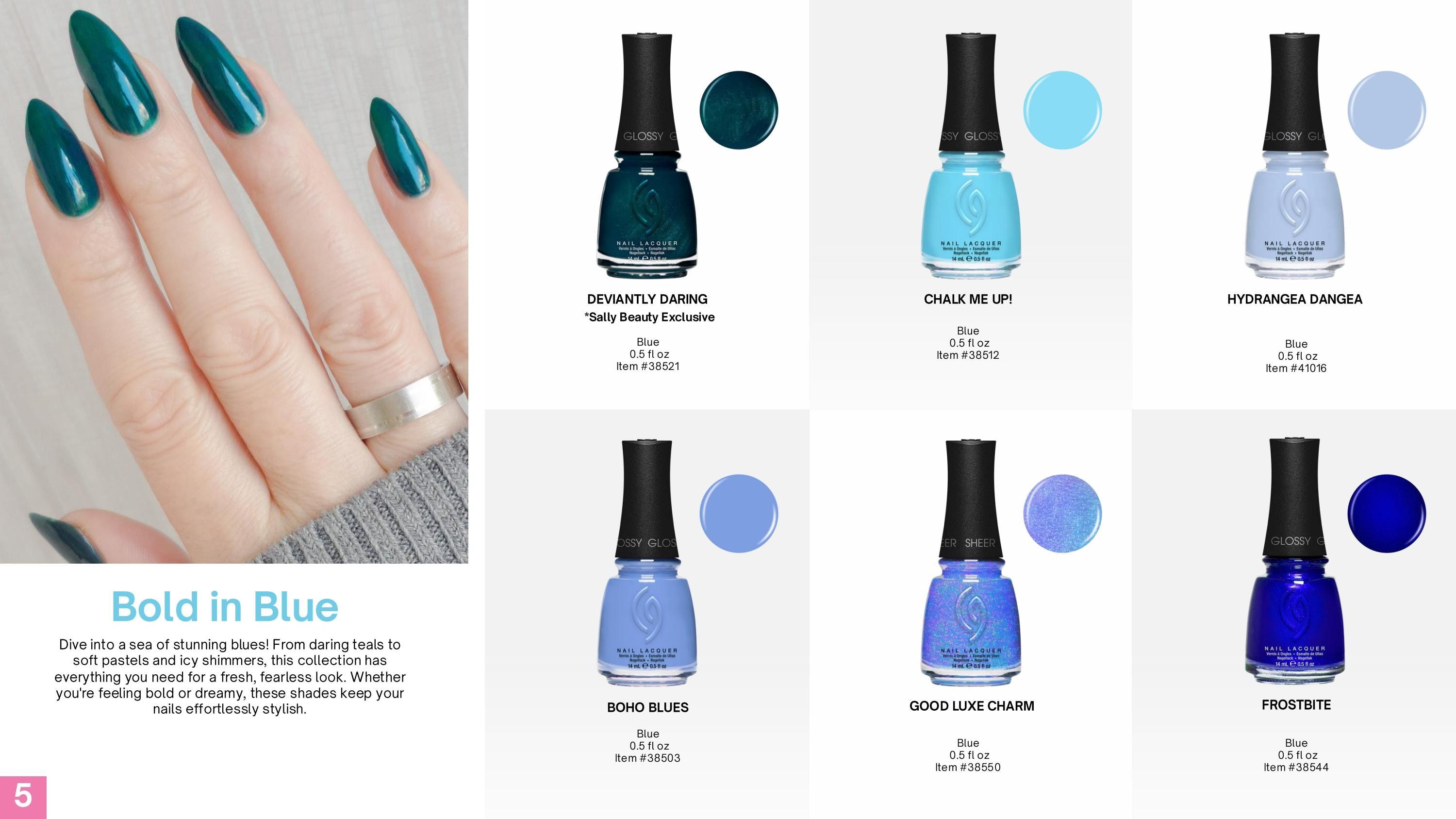 China Glaze Nail Color Catalog Weekly Ad January 1 - December 31, 2026