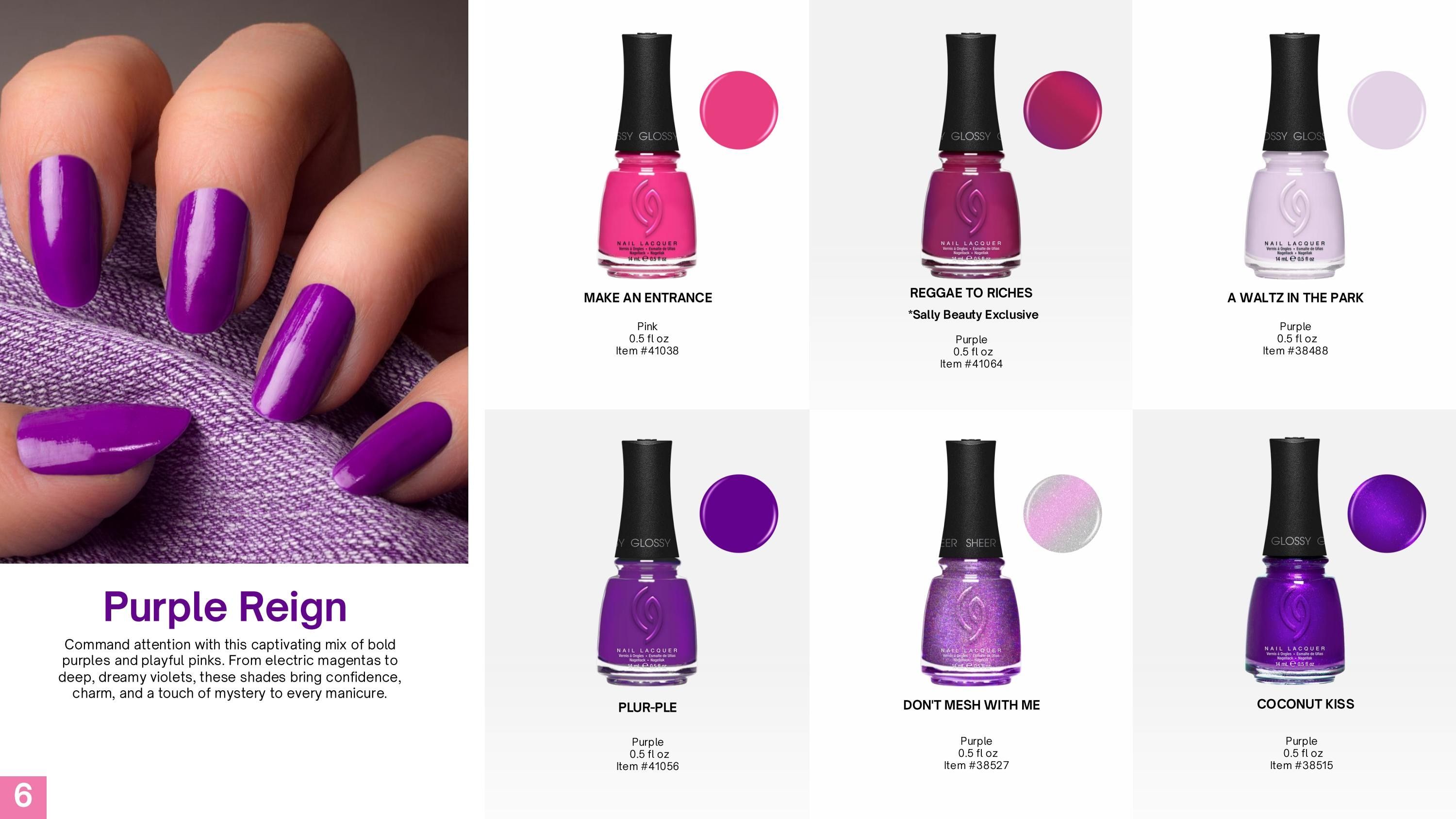 China Glaze Nail Color Catalog Weekly Ad January 1 - December 31, 2026