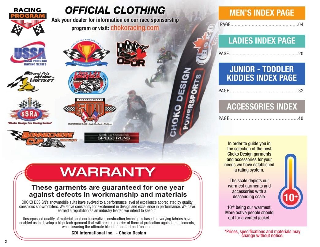 Choko Design Apparel Catalog Weekly Ad January 1 - December 31, 2026