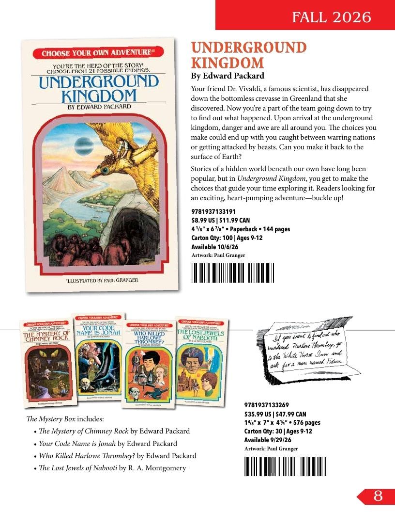 Choose Your Own Adventure Interactive Books Catalog Weekly Ad January 1 - December 31, 2026