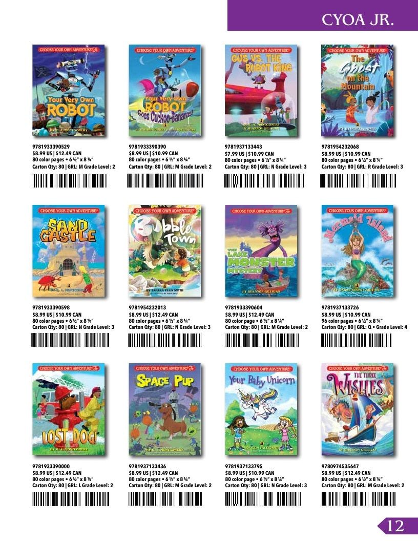 Choose Your Own Adventure Interactive Books Catalog Weekly Ad January 1 - December 31, 2026