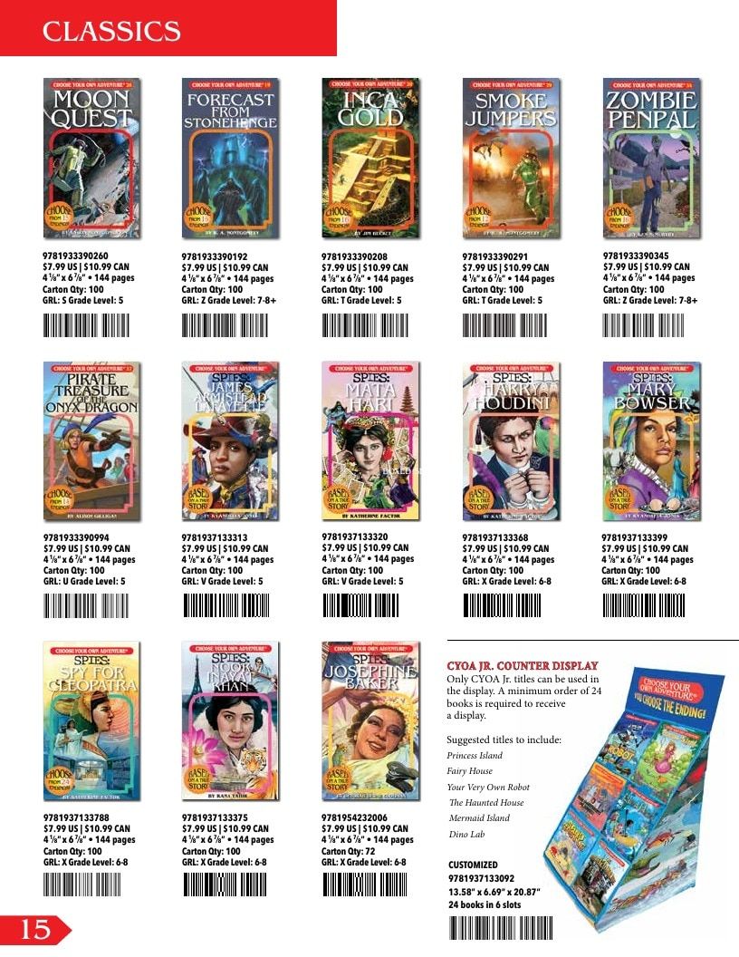 Choose Your Own Adventure Interactive Books Catalog Weekly Ad January 1 - December 31, 2026