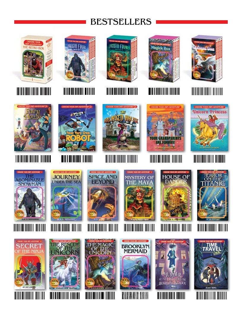 Choose Your Own Adventure Interactive Books Catalog Weekly Ad January 1 - December 31, 2026