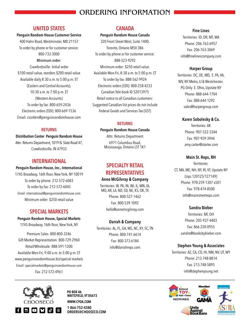 Choose Your Own Adventure Interactive Books Catalog Weekly Ad January 1 - December 31, 2026