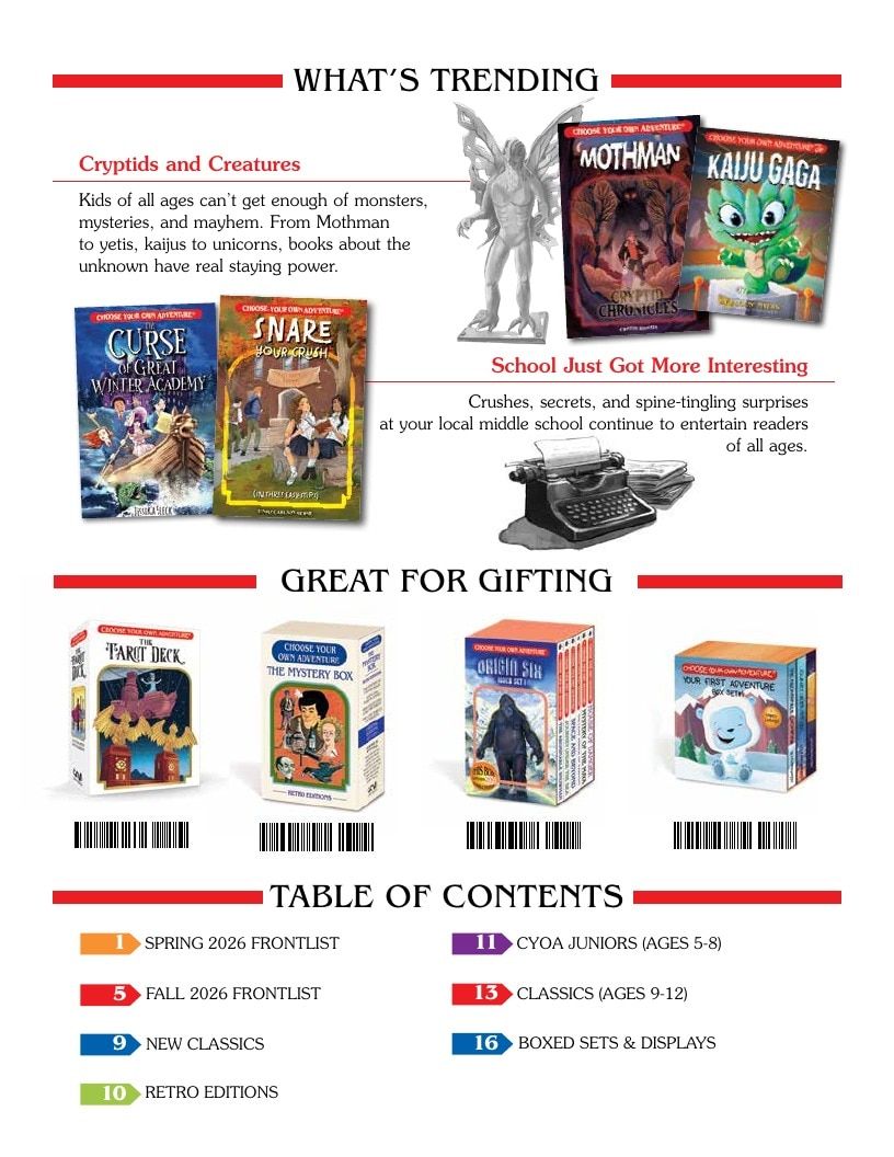 Choose Your Own Adventure Interactive Books Catalog Weekly Ad January 1 - December 31, 2026