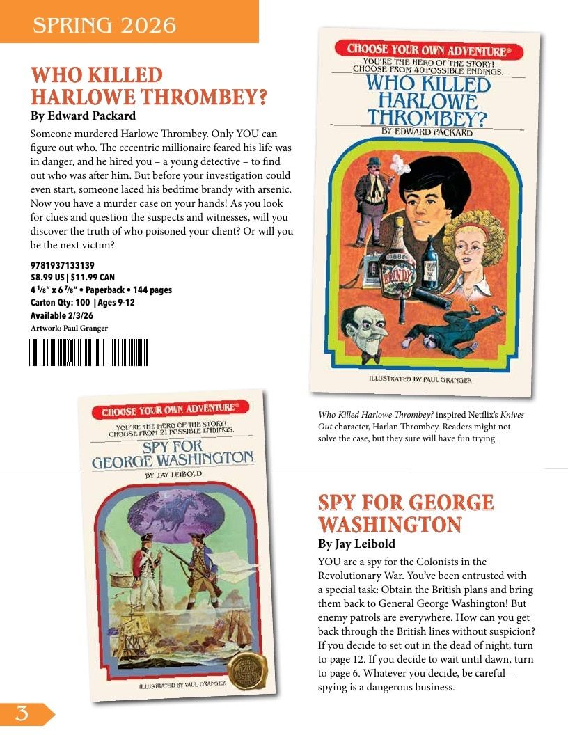 Choose Your Own Adventure Interactive Books Catalog Weekly Ad January 1 - December 31, 2026