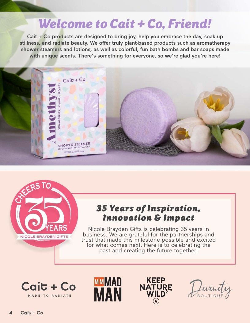 Cait + Co Bath and Gift Catalog Weekly Ad January 1 - December 31, 2026