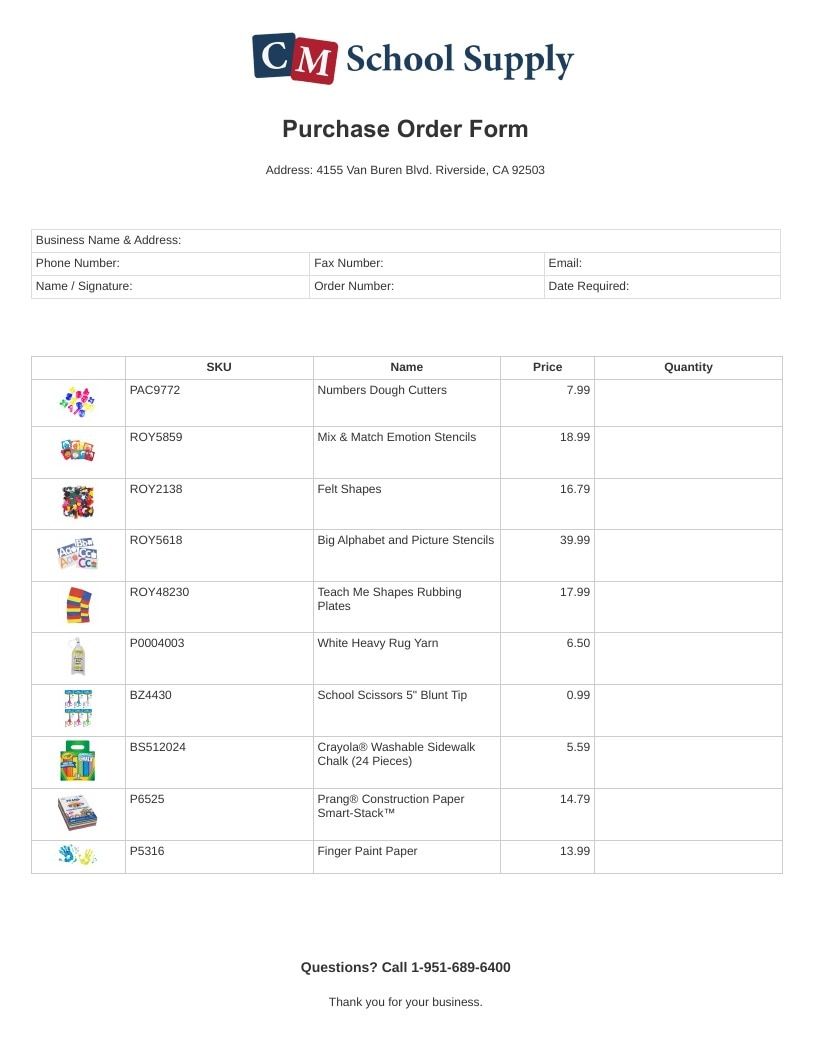 CM School Supply School Consumables Catalog Weekly Ad January 1 - December 31, 2026