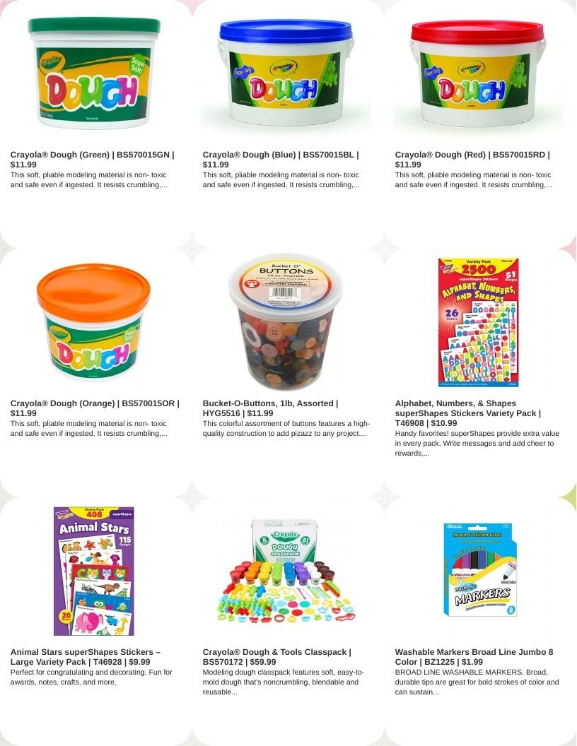 CM School Supply School Consumables Catalog Weekly Ad January 1 - December 31, 2026
