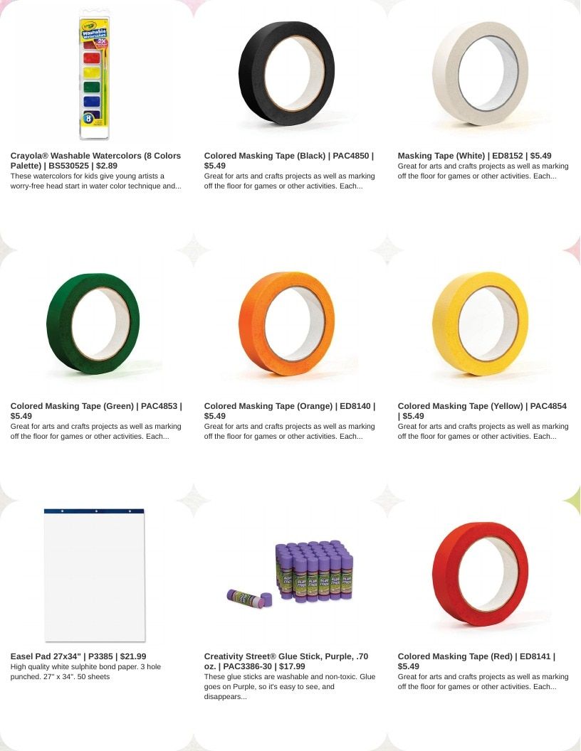 CM School Supply School Consumables Catalog Weekly Ad January 1 - December 31, 2026