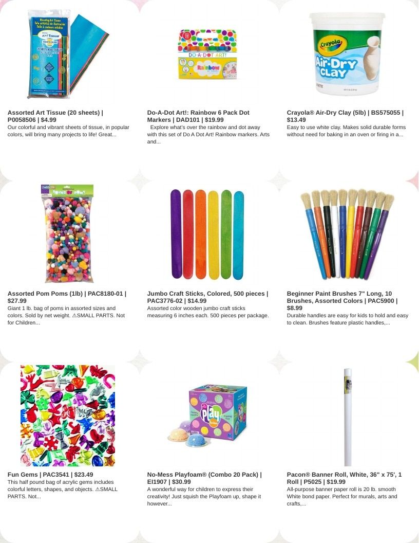 CM School Supply School Consumables Catalog Weekly Ad January 1 - December 31, 2026