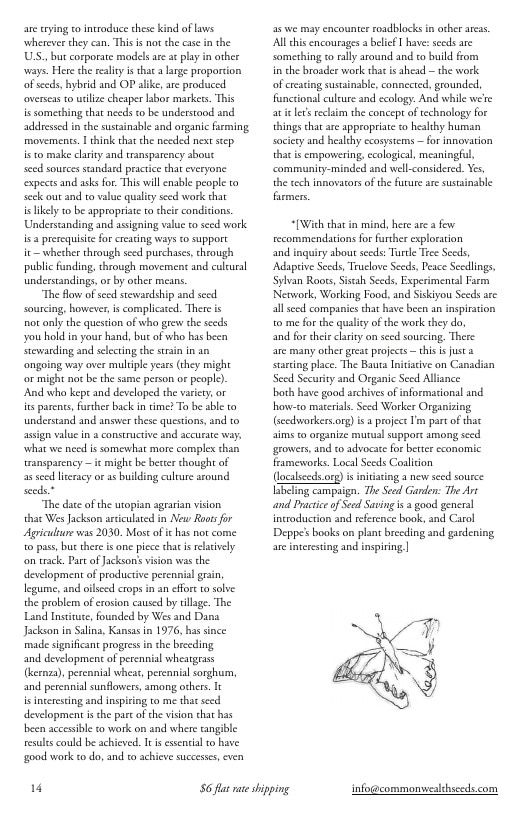 Common Wealth Seed Growers Seed Catalog Weekly Ad January 1 - December 31, 2026