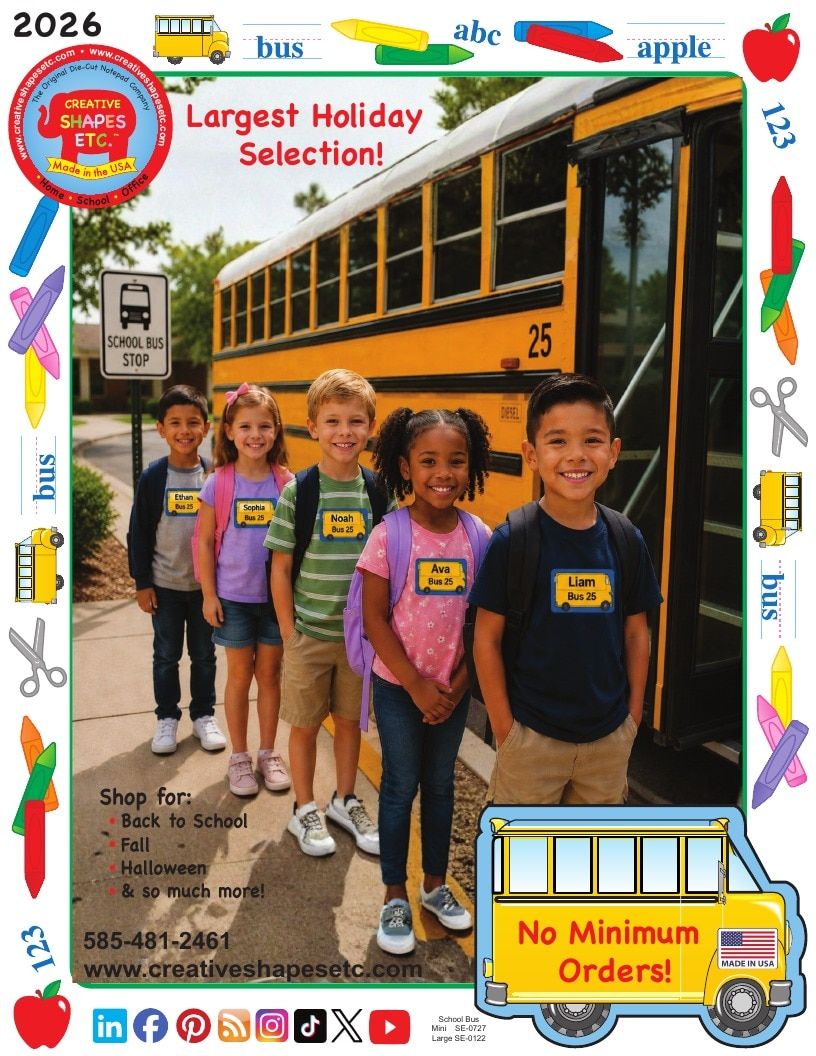 Creative Shapes Etc. Classroom Decorations Catalog Weekly Ad January 1 - December 31, 2026