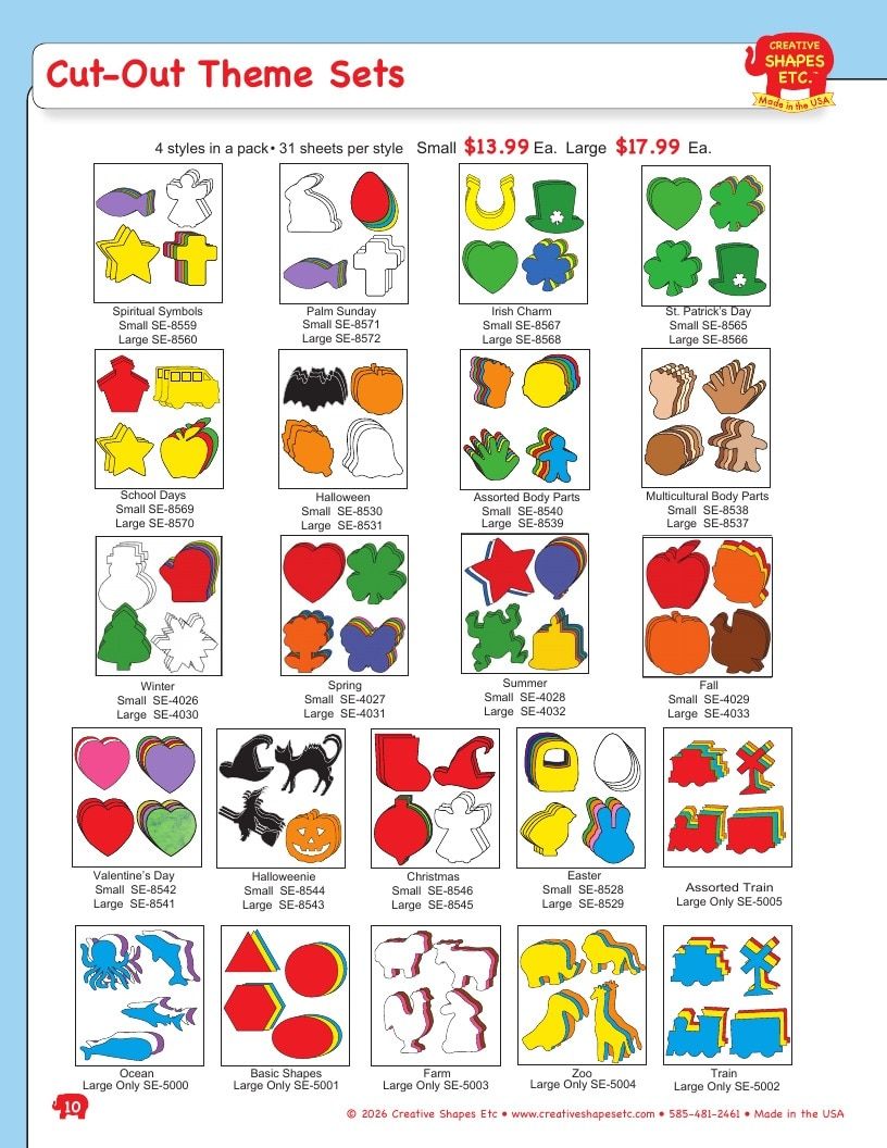 Creative Shapes Etc. Classroom Decorations Catalog Weekly Ad January 1 - December 31, 2026