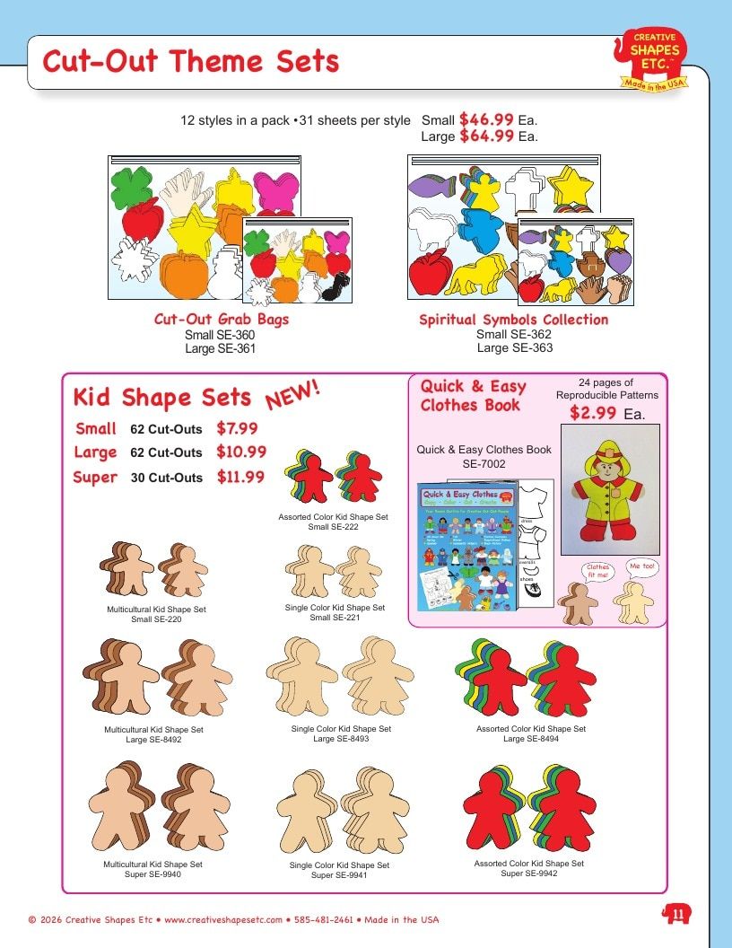 Creative Shapes Etc. Classroom Decorations Catalog Weekly Ad January 1 - December 31, 2026