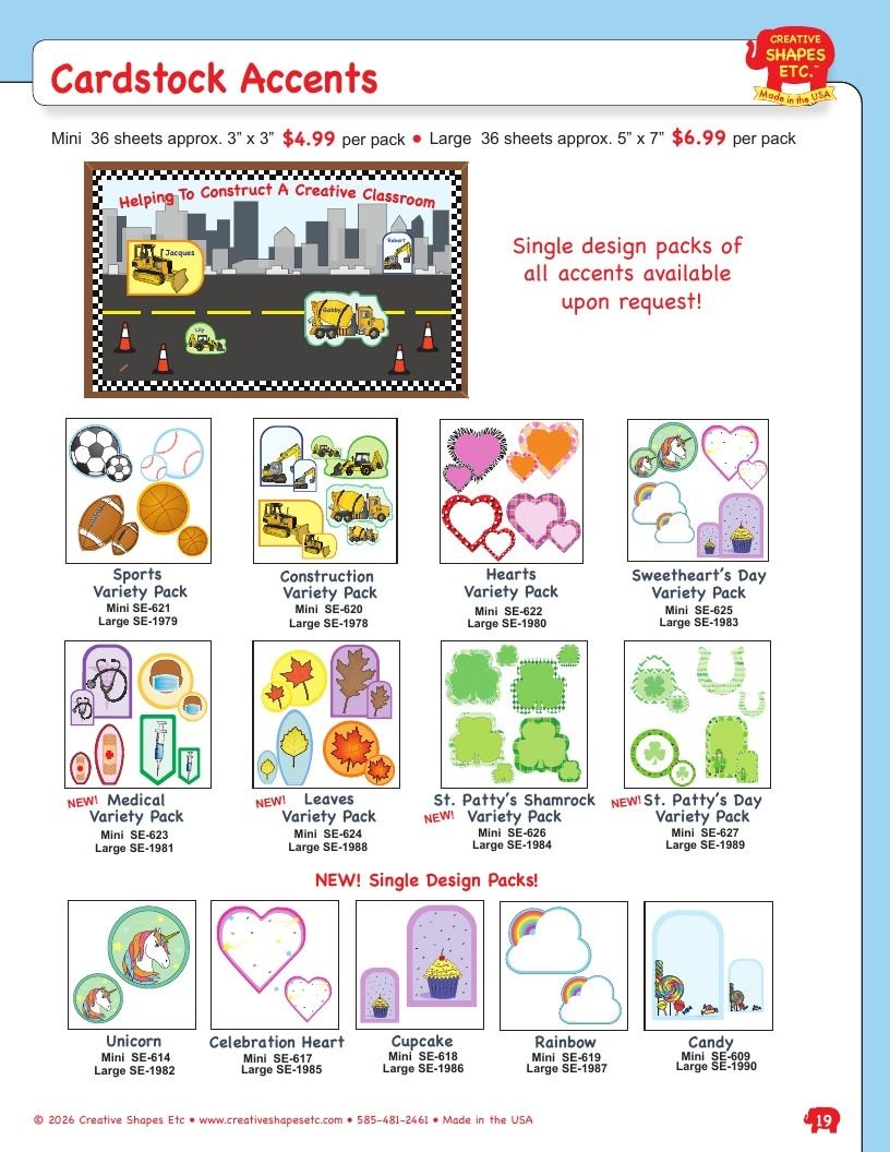 Creative Shapes Etc. Classroom Decorations Catalog Weekly Ad January 1 - December 31, 2026