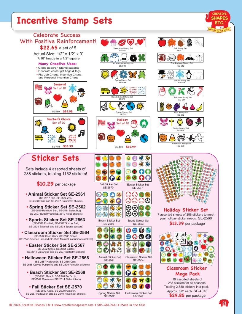 Creative Shapes Etc. Classroom Decorations Catalog Weekly Ad January 1 - December 31, 2026