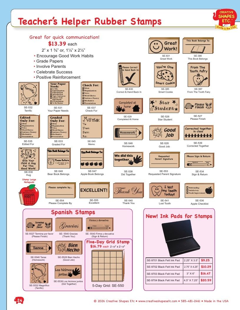Creative Shapes Etc. Classroom Decorations Catalog Weekly Ad January 1 - December 31, 2026