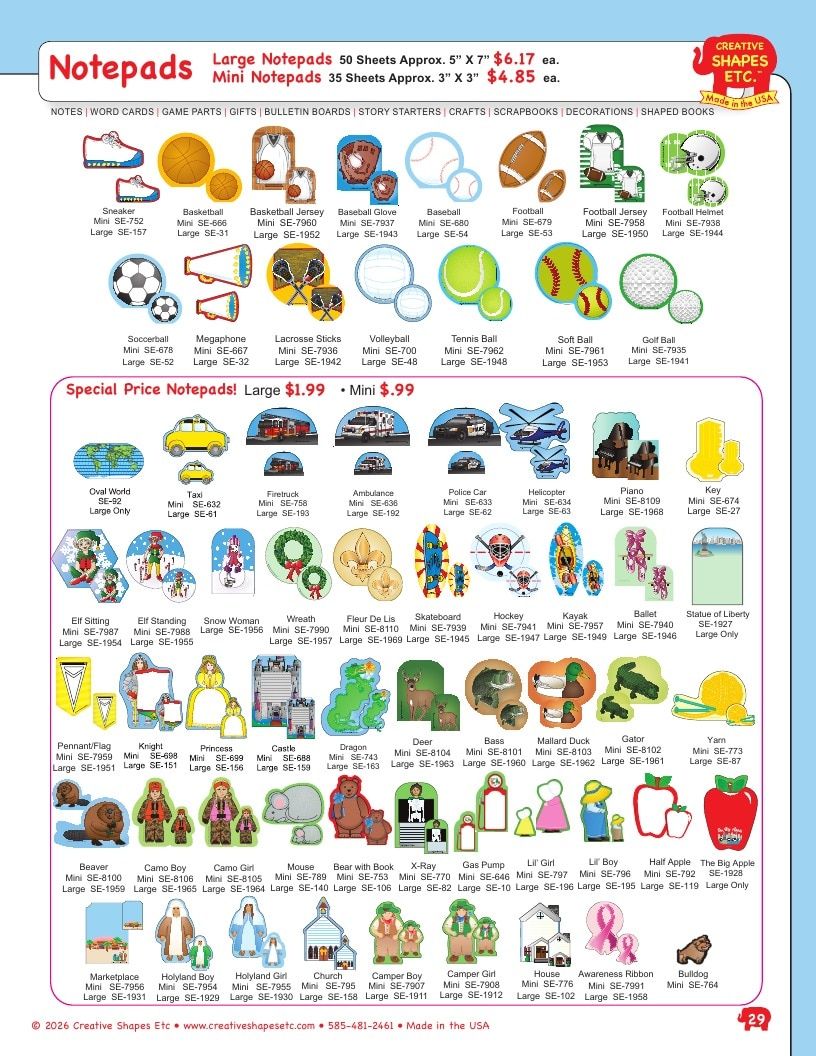Creative Shapes Etc. Classroom Decorations Catalog Weekly Ad January 1 - December 31, 2026