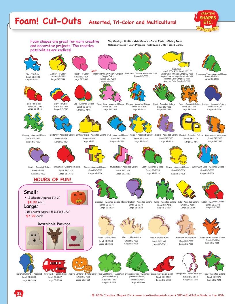 Creative Shapes Etc. Classroom Decorations Catalog Weekly Ad January 1 - December 31, 2026