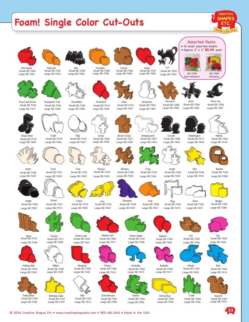 Creative Shapes Etc. Classroom Decorations Catalog Weekly Ad January 1 - December 31, 2026