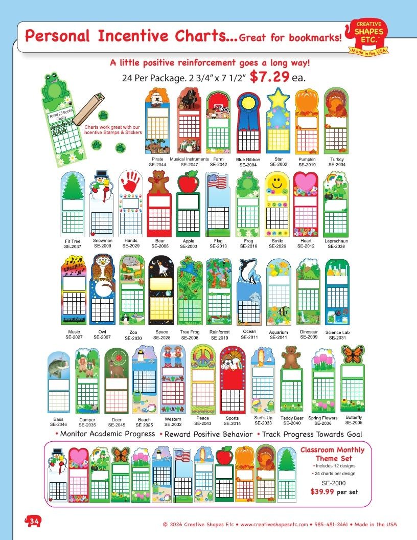 Creative Shapes Etc. Classroom Decorations Catalog Weekly Ad January 1 - December 31, 2026