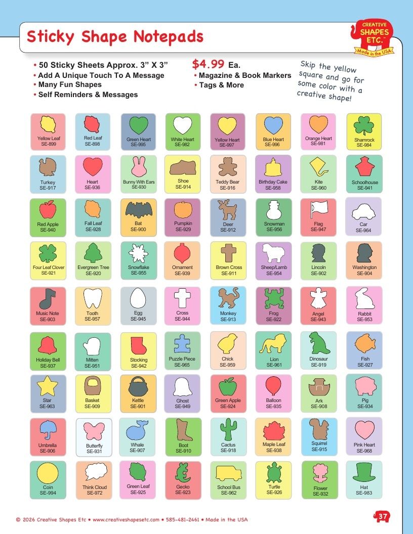 Creative Shapes Etc. Classroom Decorations Catalog Weekly Ad January 1 - December 31, 2026