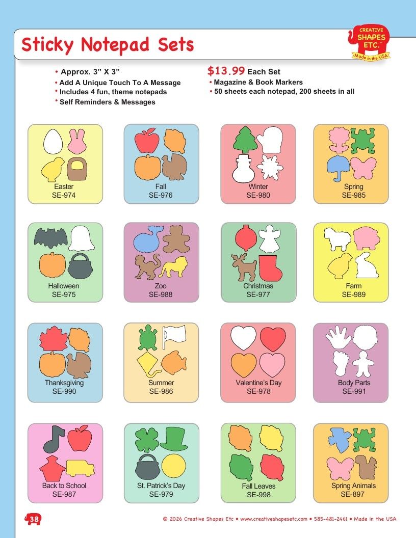 Creative Shapes Etc. Classroom Decorations Catalog Weekly Ad January 1 - December 31, 2026