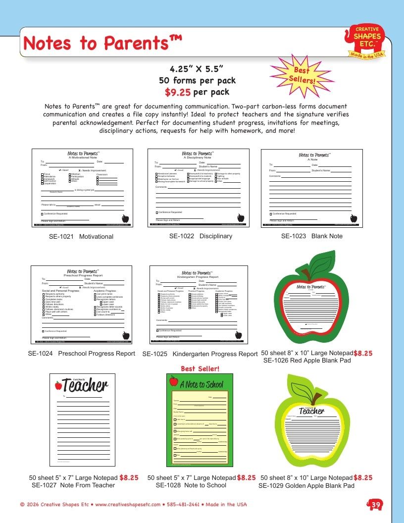 Creative Shapes Etc. Classroom Decorations Catalog Weekly Ad January 1 - December 31, 2026