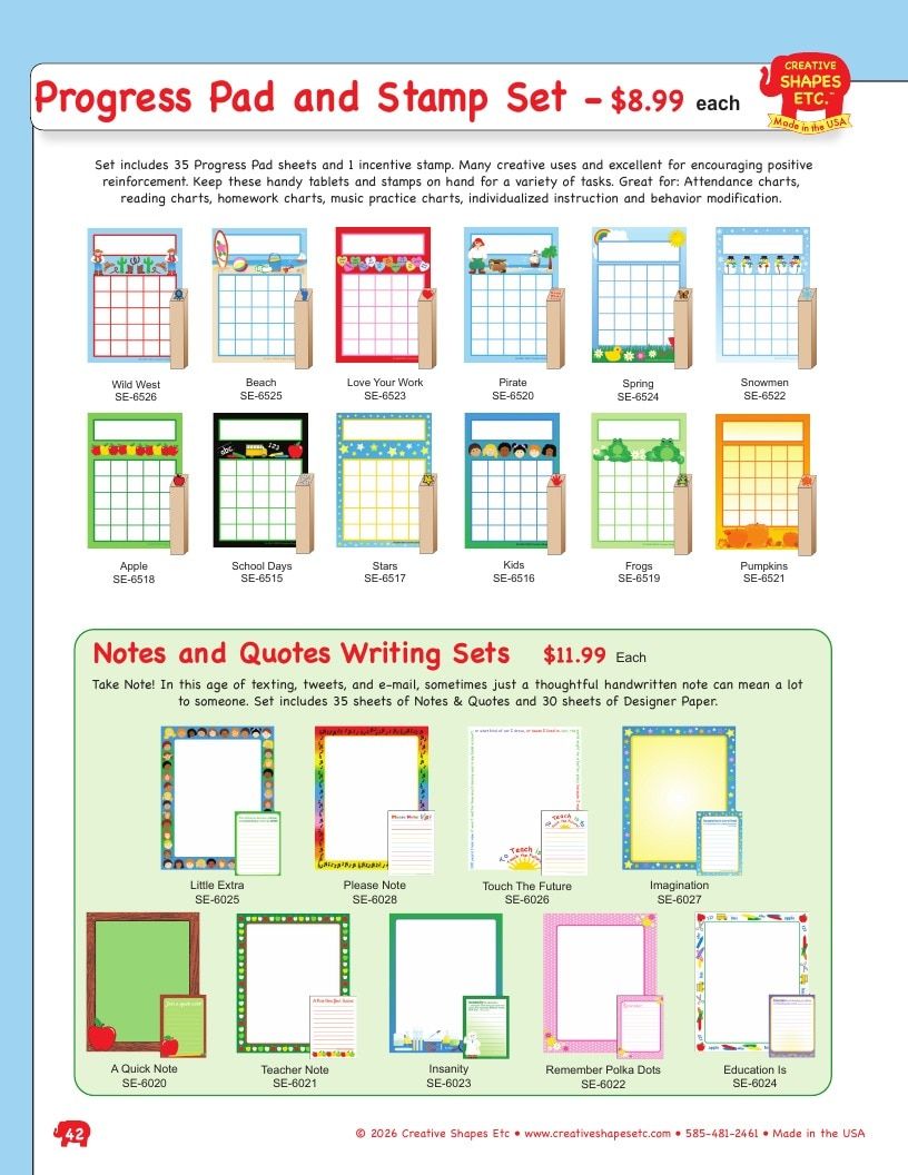 Creative Shapes Etc. Classroom Decorations Catalog Weekly Ad January 1 - December 31, 2026