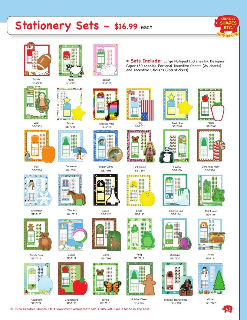 Creative Shapes Etc. Classroom Decorations Catalog Weekly Ad January 1 - December 31, 2026