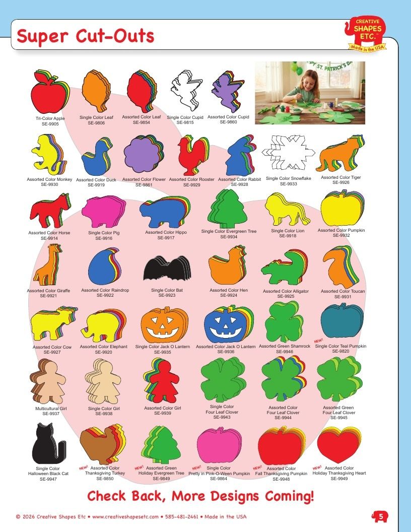 Creative Shapes Etc. Classroom Decorations Catalog Weekly Ad January 1 - December 31, 2026