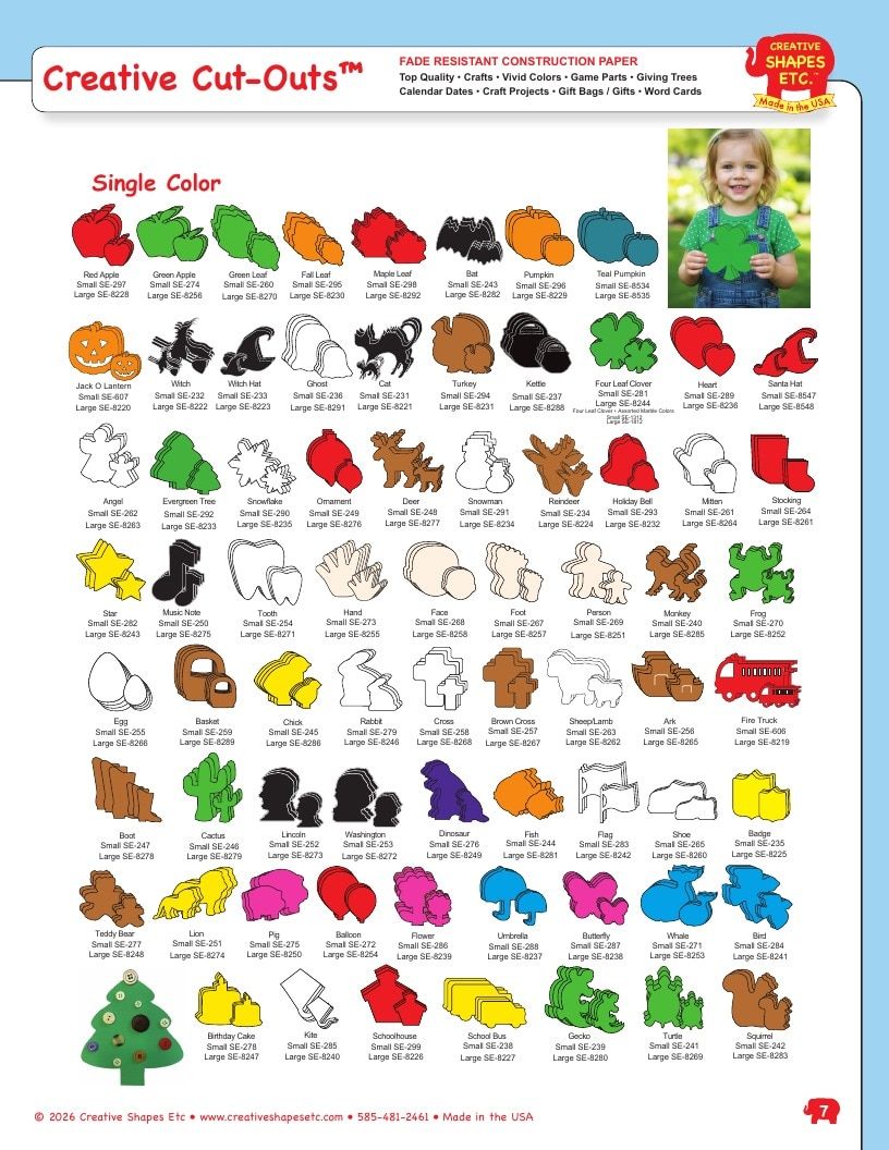 Creative Shapes Etc. Classroom Decorations Catalog Weekly Ad January 1 - December 31, 2026