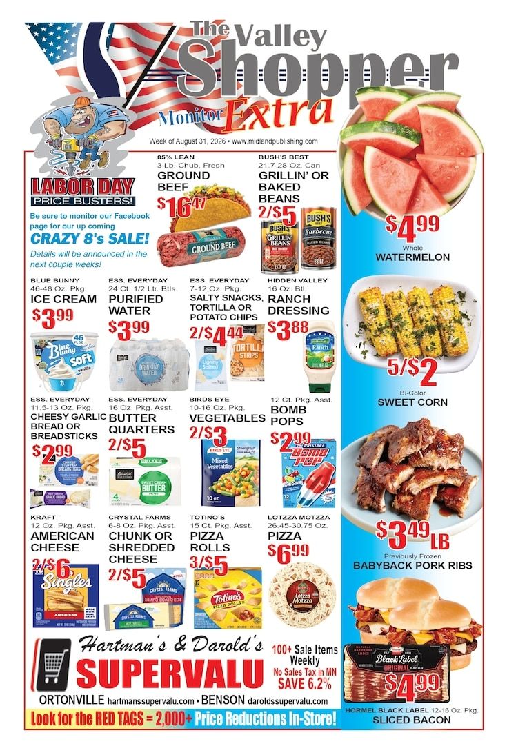 Darold's Supervalu Weekly Ad August 31 - September 6, 2026