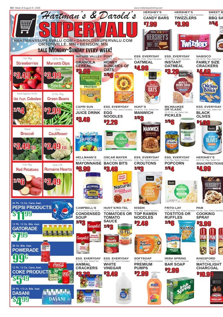 Darold's Supervalu Weekly Ad August 31 - September 6, 2026
