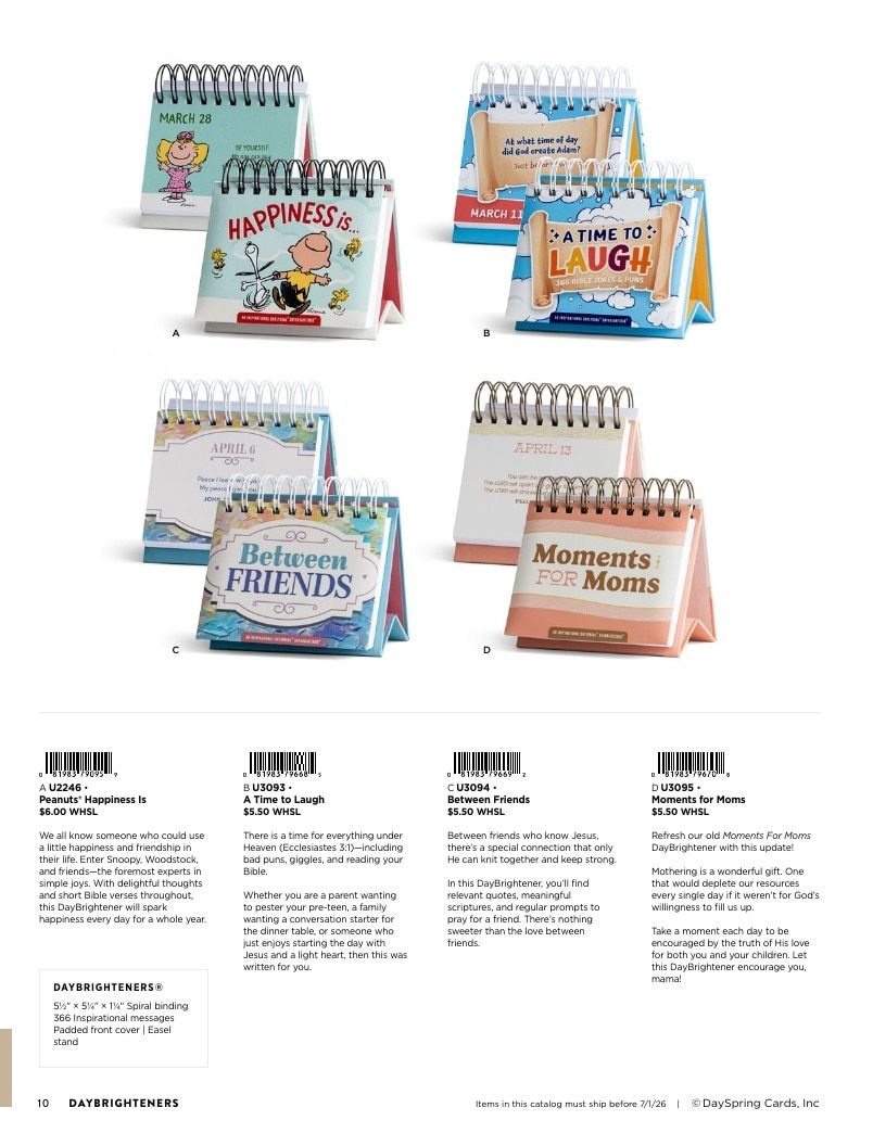 DaySpring Everyday Gifts and Greetings Catalog Weekly Ad January 1 - December 31, 2026