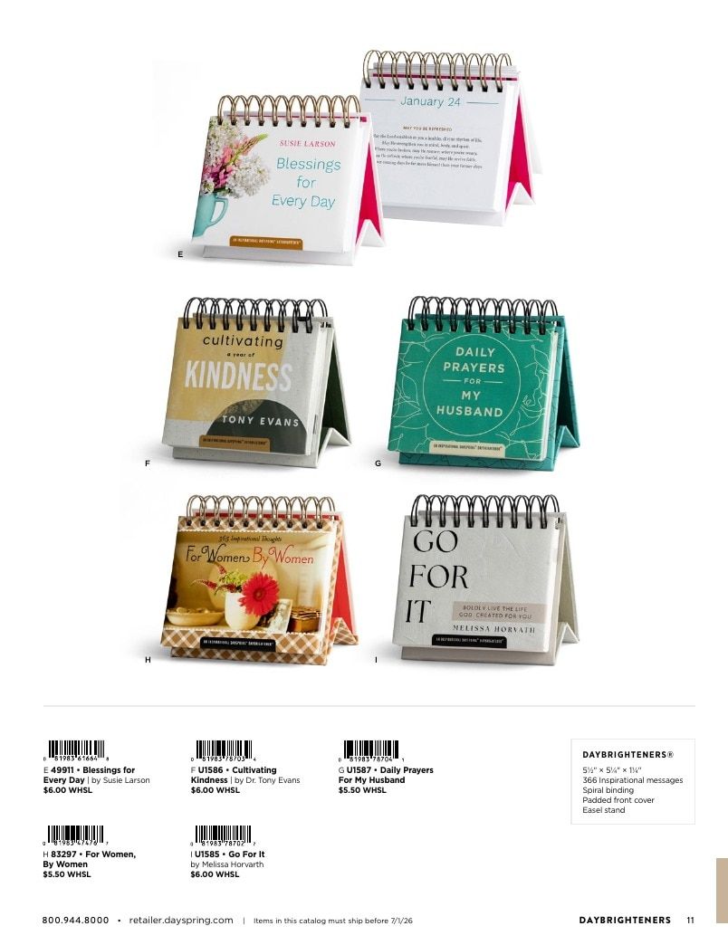 DaySpring Everyday Gifts and Greetings Catalog Weekly Ad January 1 - December 31, 2026