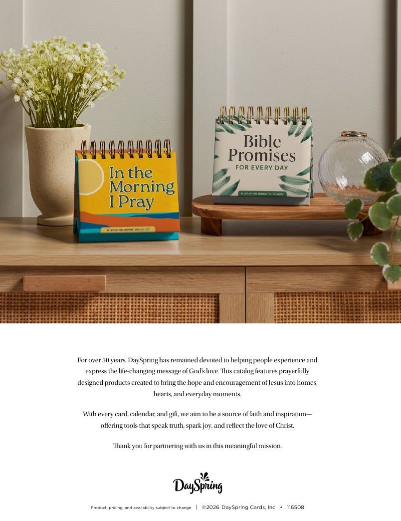 DaySpring Everyday Gifts and Greetings Catalog Weekly Ad January 1 - December 31, 2026