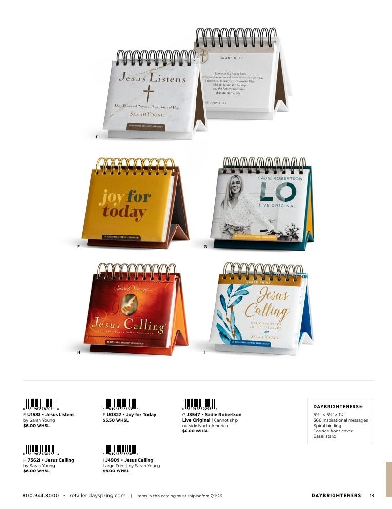 DaySpring Everyday Gifts and Greetings Catalog Weekly Ad January 1 - December 31, 2026