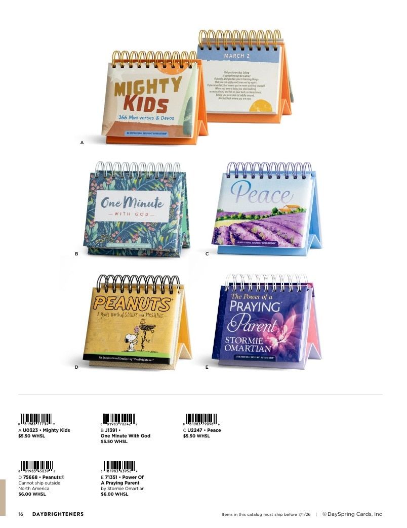 DaySpring Everyday Gifts and Greetings Catalog Weekly Ad January 1 - December 31, 2026