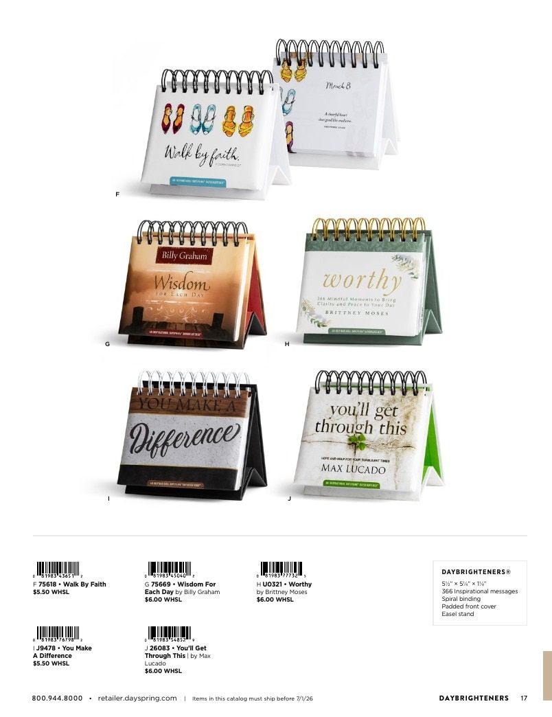 DaySpring Everyday Gifts and Greetings Catalog Weekly Ad January 1 - December 31, 2026
